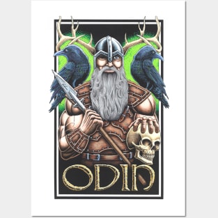 Odin – the All father - color Posters and Art